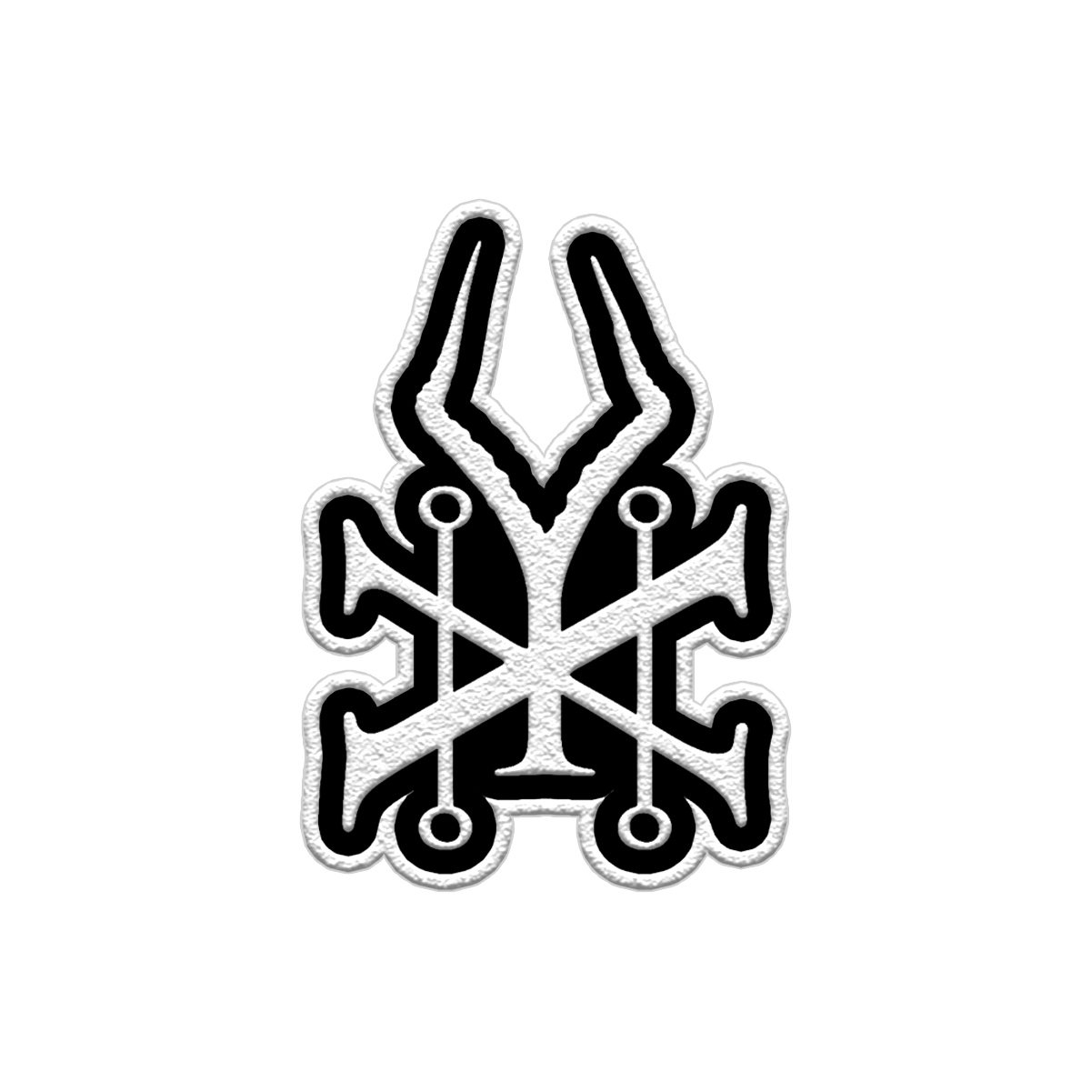 King Animal Logo Patch