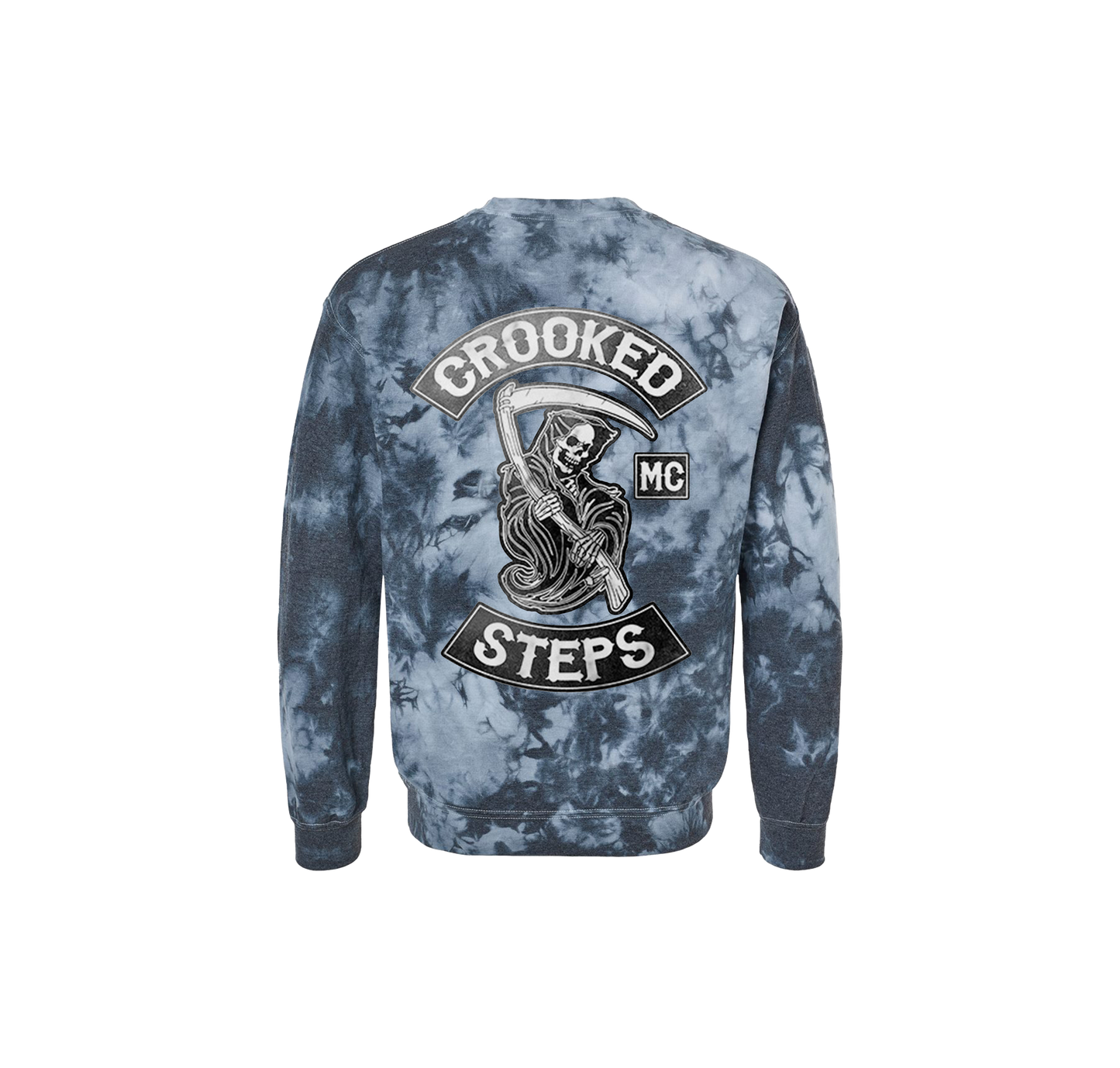 Crooked Steps Tie-Dye Crewneck