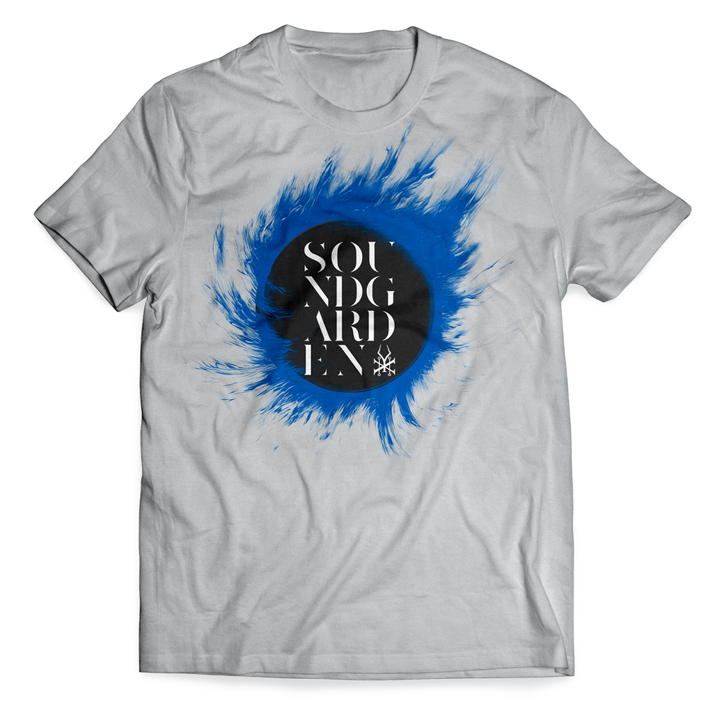 Soundgarden Radial Stacked Logo Tee - White