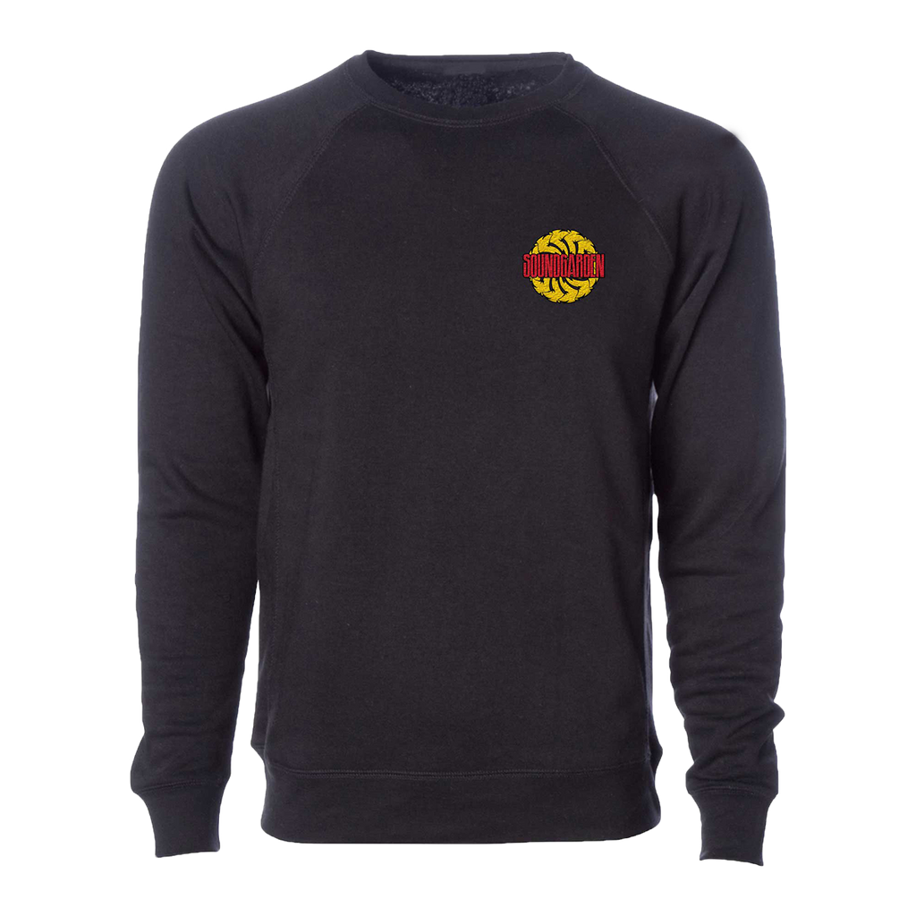 Sawblade Black Embroidered Crewneck Sweater